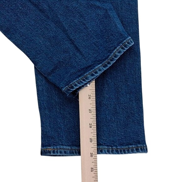 Levi's Premium Jeans Mens Blue Denim WaterLess Straight Leg 33 X 30 Classic - Picture 9 of 9